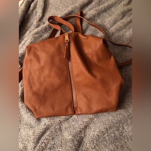 Camel Color Convertible Bag
